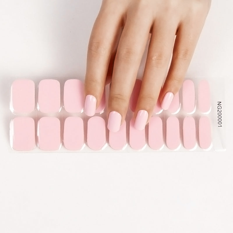 Bandes de Vernis au Gel Semi-Durci "Soft Pastel Pink"