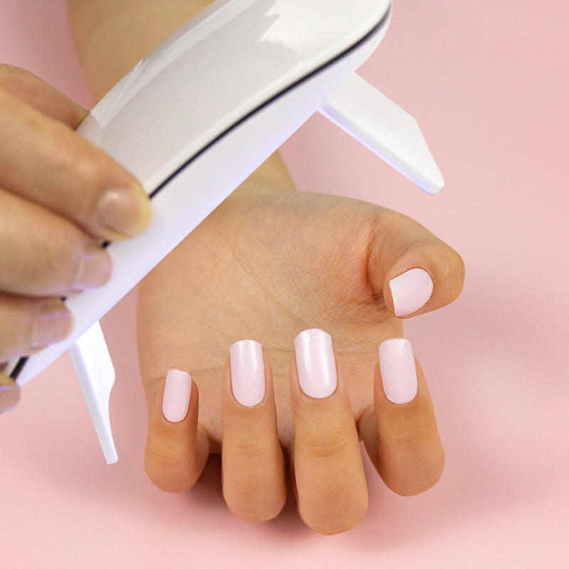 Bandes de Vernis au Gel Semi-Durci "Soft Pastel Pink"