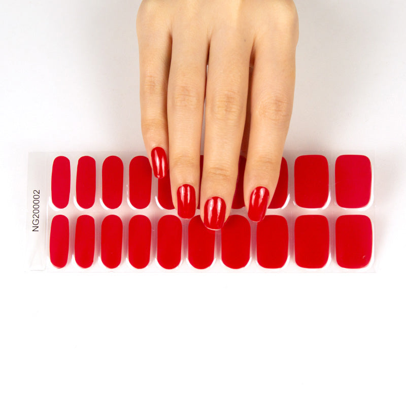 Bandes de Vernis au Gel Semi-Durci "Red Hot Love"