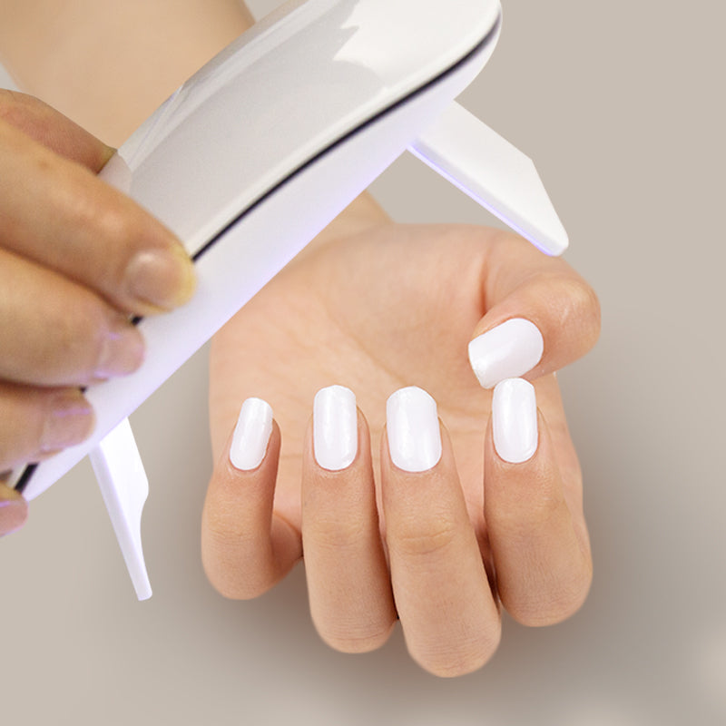 Bandes de Vernis au Gel Semi-Durci "White Pearl"