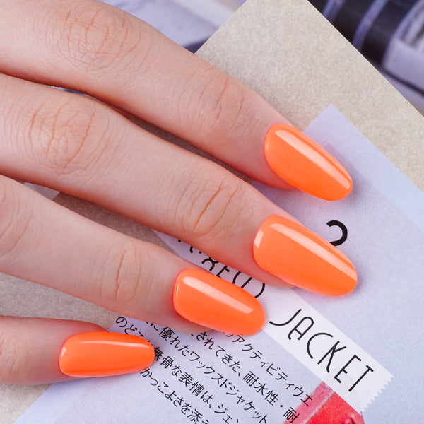 Bandes de Vernis au Gel Semi-Durci "Orange des Sultans"