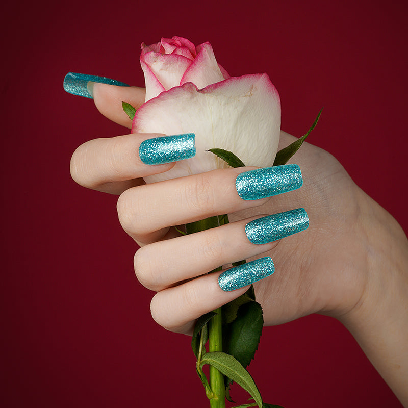 Bandes de Vernis au Gel Semi-Durci "Sirène Pailleté"