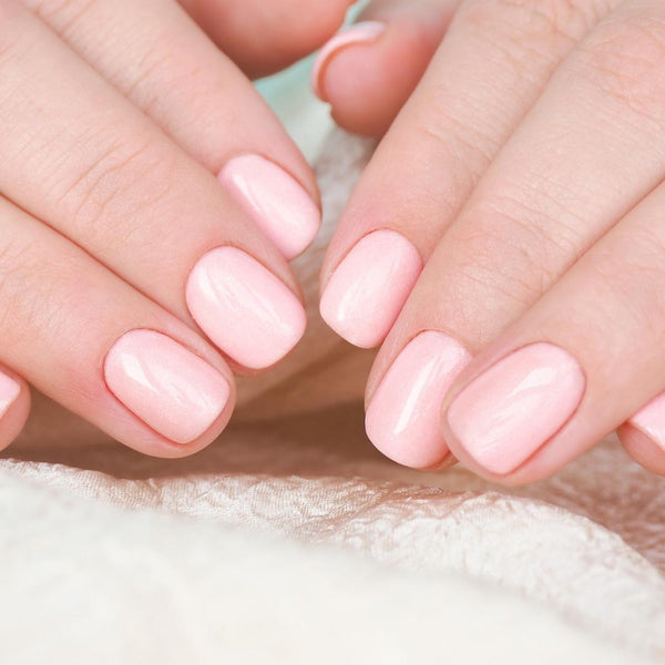 Bandes de Vernis au Gel Semi-Durci "Soft Pastel Pink" - Glimsy Nails